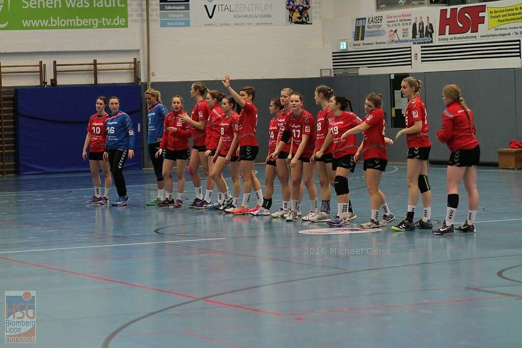 w2  HSG Blomberg-Lippe II  -  SG Handball Bad Salzuflen