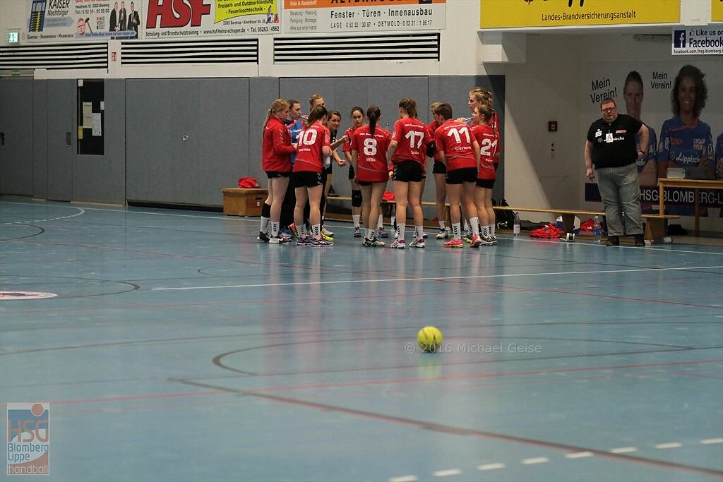 w2  HSG Blomberg-Lippe II  -  SG Handball Bad Salzuflen