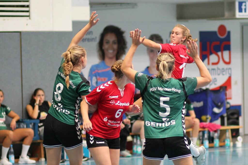 w2 Vorbereitungsturnier HSG Blomberg-Lippe - Eintracht Hildesheim - HSV Minden-Nord