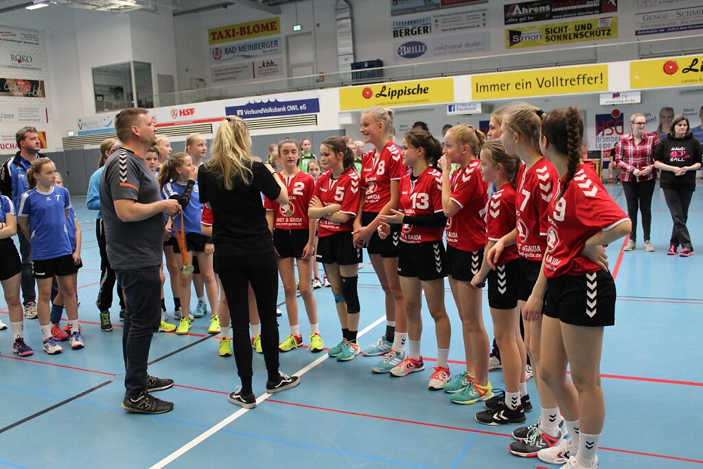 Final 4 und Kreismeisterehrung wD1 HSG Blomberg-Lippe