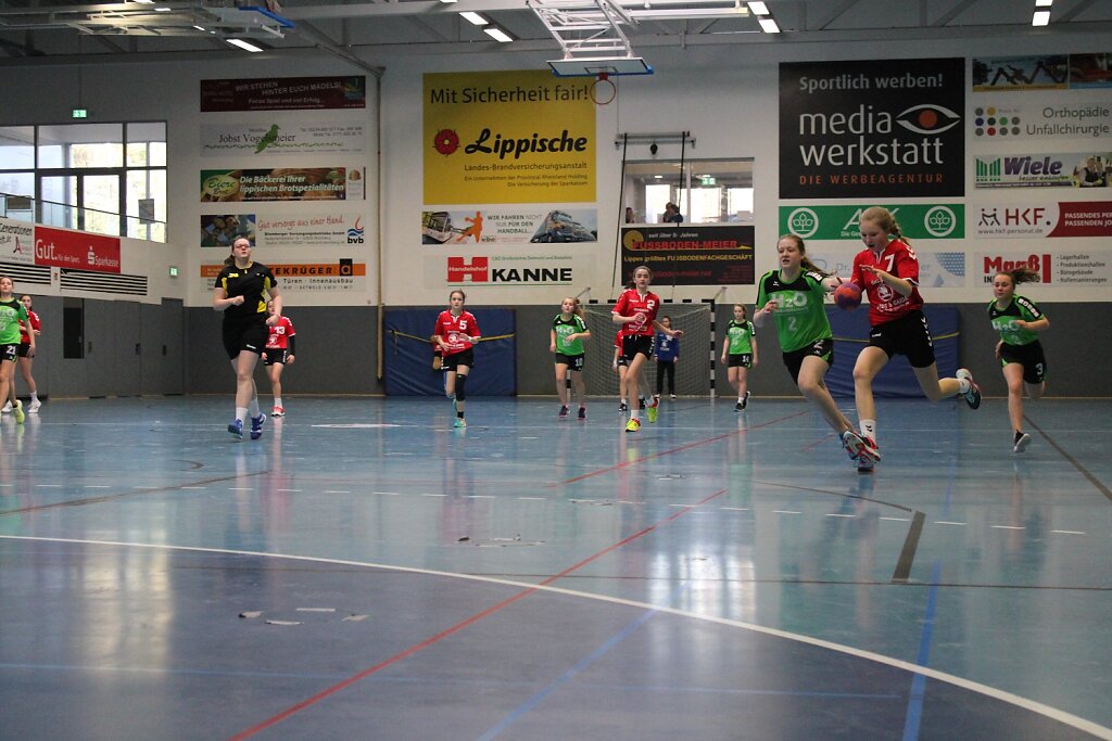 Final 4 und Kreismeisterehrung wD1 HSG Blomberg-Lippe