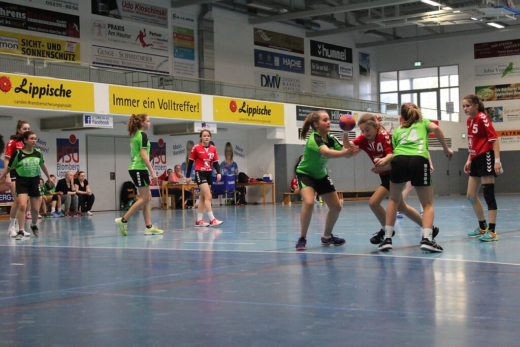 Final 4 und Kreismeisterehrung wD1 HSG Blomberg-Lippe