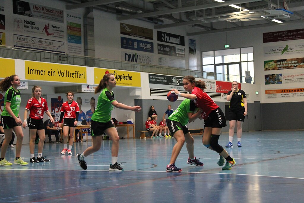 Final 4 und Kreismeisterehrung wD1 HSG Blomberg-Lippe